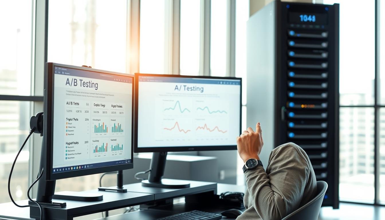AI A/B testing UX SEO