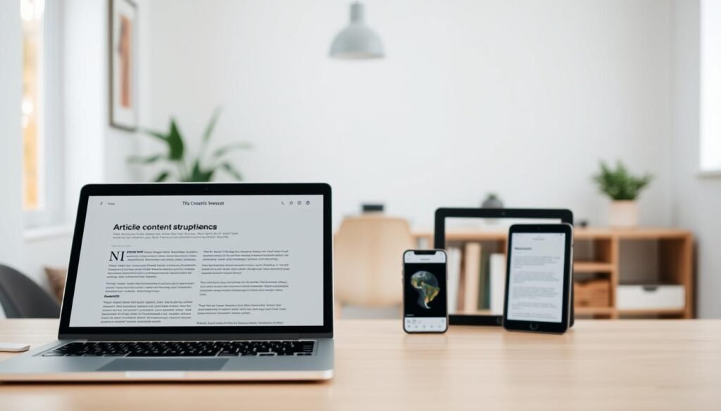 content structure and user experience